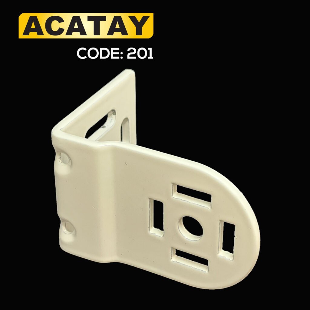 ACS 10493 şarjlı stor perde motorları ile uyumlu, güçlü ve dayanıklı metal ayak takımı – ACATAY Code 201