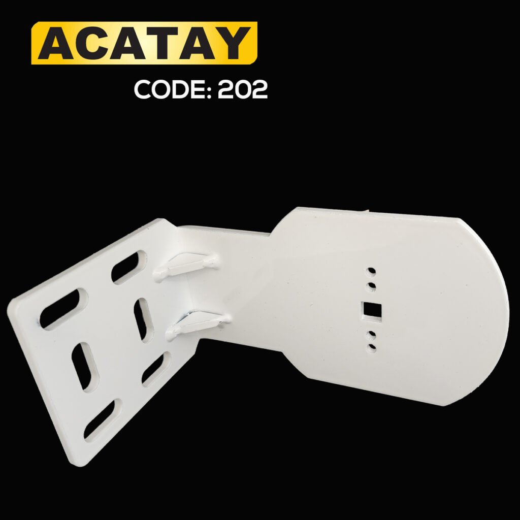 Ağır motorlu perde sistemleri için tavana monte edilen dayanıklı metal ayak takımı – ACATAY Code 202