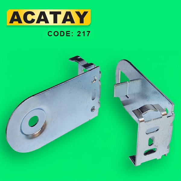 Acatay perde motorları için Geniş Kasa Uzun Metal Ayak Takımı – açık kasa motorlu stor perdelerde uzun kumaş sarımı için montaj aksesuarı