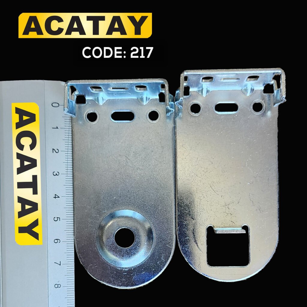 Acatay perde motorları için Geniş Kasa Uzun Metal Ayak Takımı – açık kasa motorlu stor perdelerde uzun kumaş sarımı için montaj aksesuarı