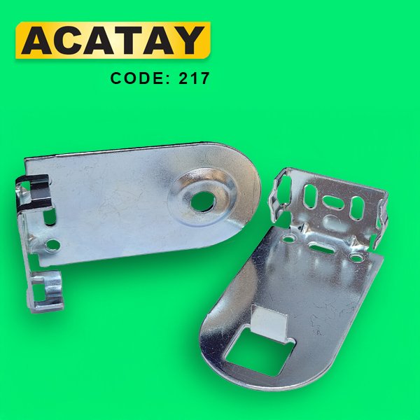 Acatay perde motorları için Geniş Kasa Uzun Metal Ayak Takımı – açık kasa motorlu stor perdelerde uzun kumaş sarımı için montaj aksesuarı