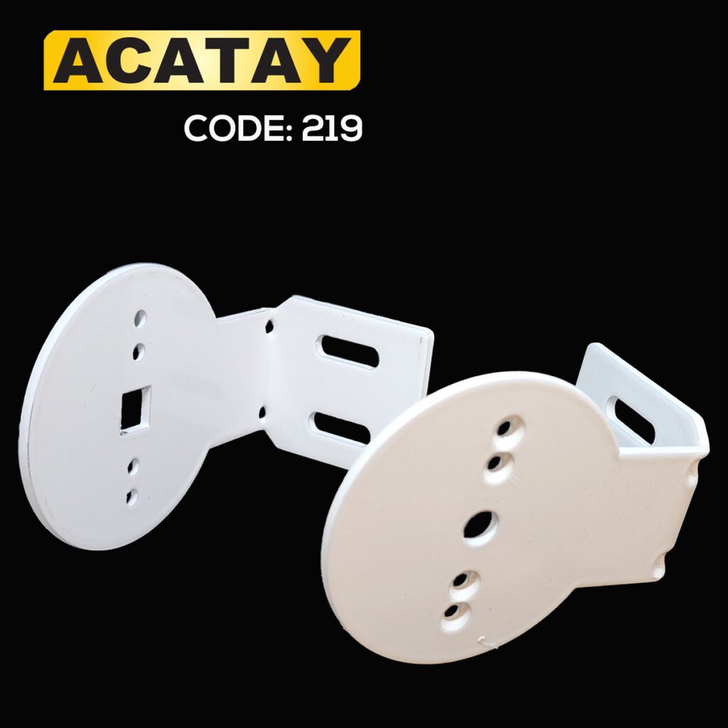 ACATAY CODE 219 SAĞLAM STOR PERDE METAL AYAĞI – MOTORLU STOR PERDE SİSTEMLERİ İÇİN MONTAJ APARATI