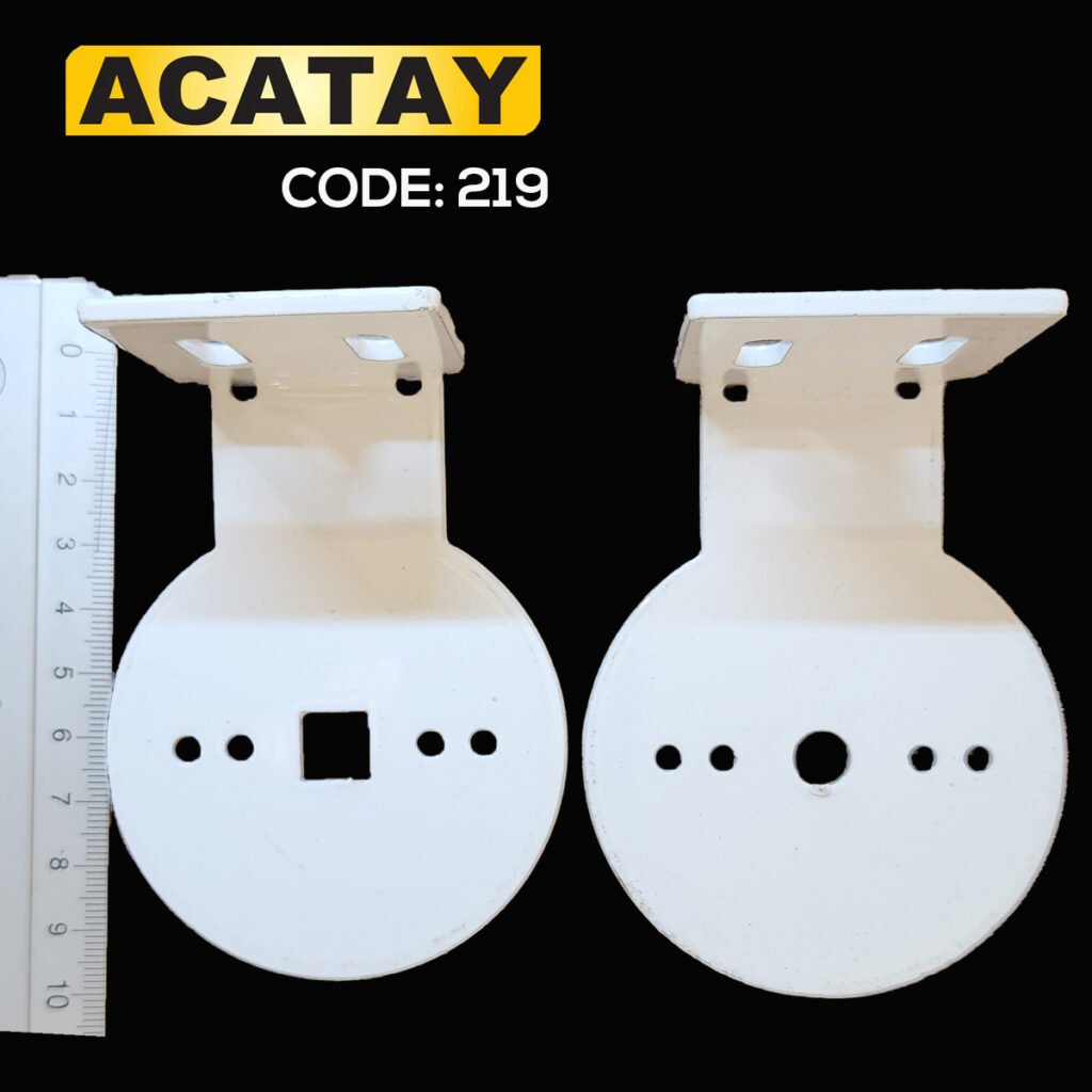 ACATAY CODE 219 SAĞLAM STOR PERDE METAL AYAĞI – MOTORLU STOR PERDE SİSTEMLERİ İÇİN MONTAJ APARATI