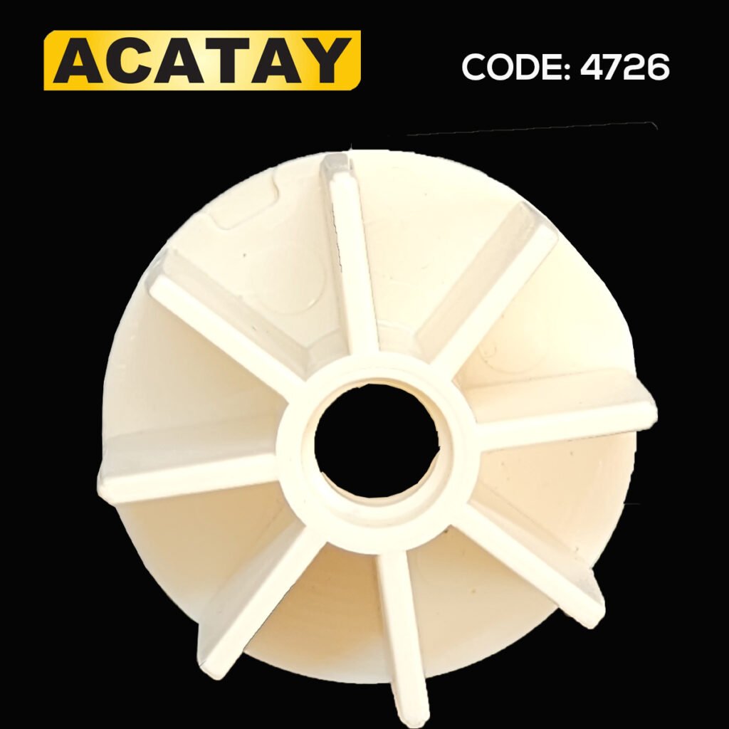 ACATAY 4726 orta ayak boru sonu – 47 mm kapalı kasa stor perde sistemleri için, 34473 alüminyum profil uyumlu perde aksesuarı