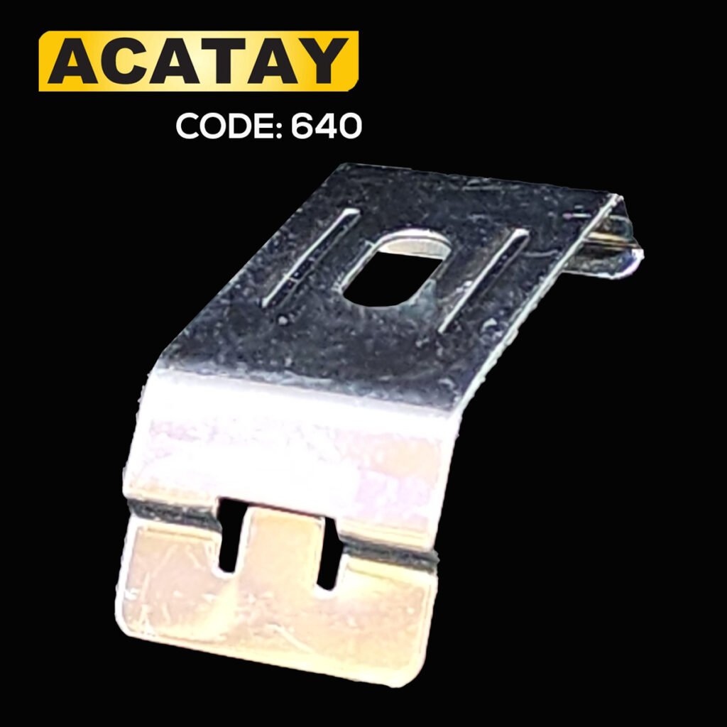 ACATAY code 640 geniş kasa kilitli potray - geniş kasa stor perde sistemleri için tavan montaj aparatı