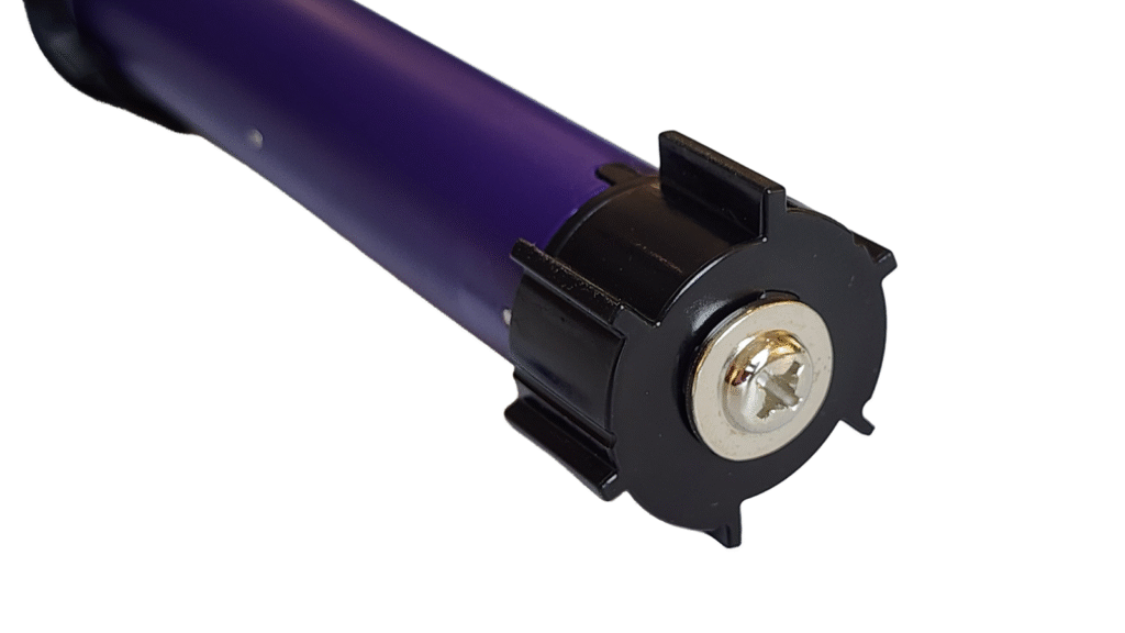 ACATAY ACS10485 STOR PERDE TÜP MOTORU METAL BAĞLANTI UCU VE ADAPTÖR BAŞLIĞI DETAY GÖRÜNÜMÜ